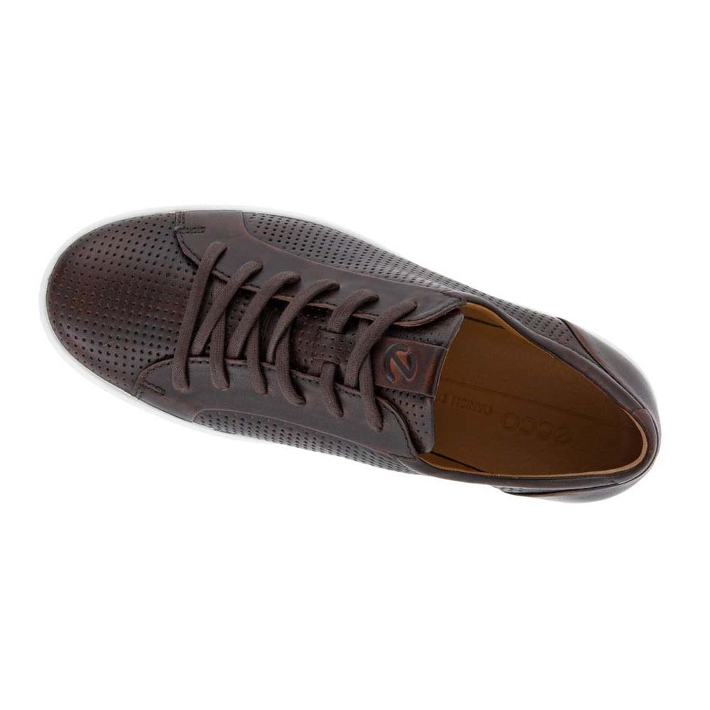 Ecco Soft 7 Laced Sneakers Herr Kaffe | SE 632TCE